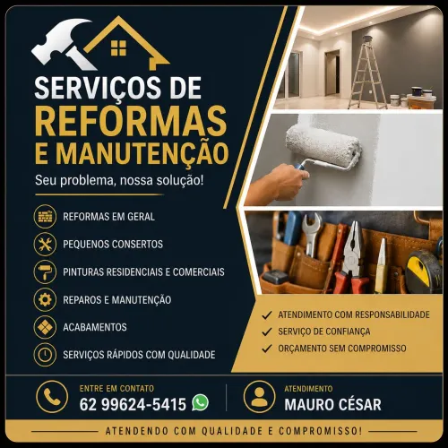 Serviço de Reforma, manutenção em geral.