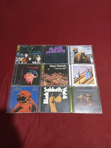 Lote cds Black sabbath 