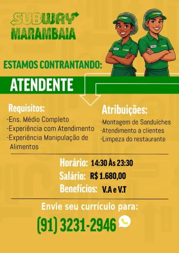 Vaga atendente