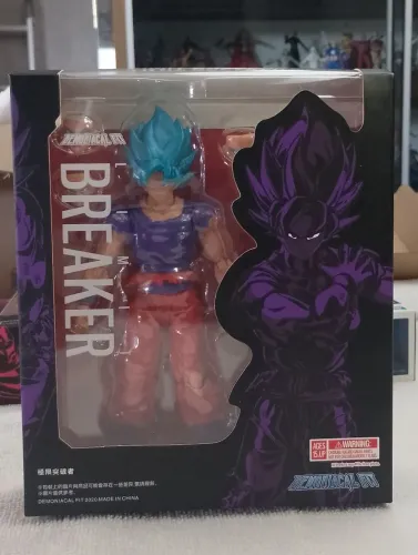 Action Figure Goku Limit Breaker - Demoniacal Fit (Estilo S.H. Figuarts)Goku blue 