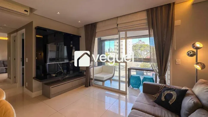 Apartamento mobilido para locação 47m² 1 quarto, 1 banheiro no bairro Cambuí - Campinas/SP