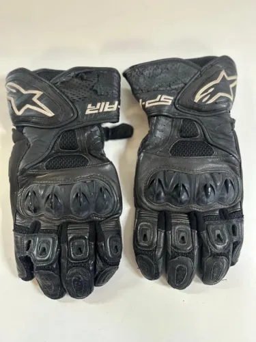 Luva Alpinestars Sp Air Couro Preta Moto Tamanho Xl Original