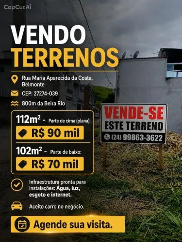 Terrenos prontos para construir