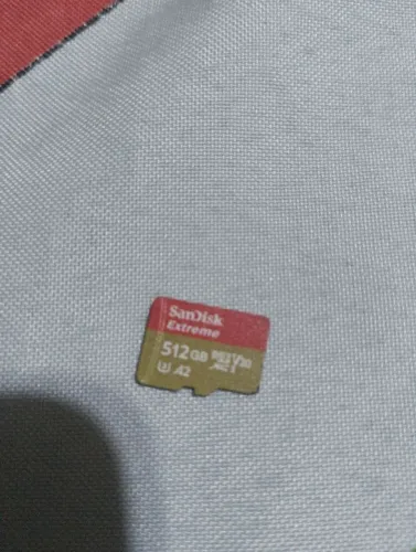Cartão de memória SanDisk extreme 512GB A2