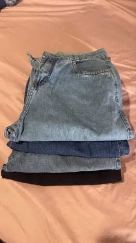 Calças wide leg jeans e cargo. 42/44 Leia a descrição