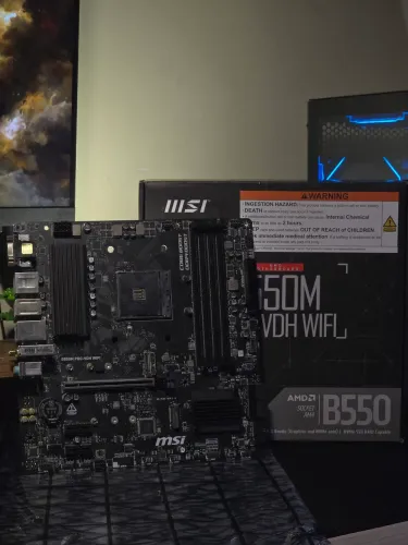 PLACA MÃE MSI B550M-PRO-VDH
