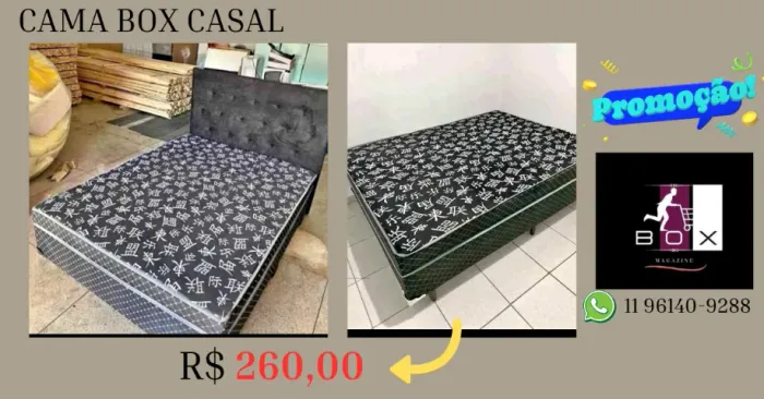 cama box casal ( promoção)