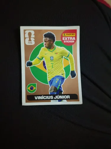 Figurinha Vinicius Junior Panini Extra bronze 