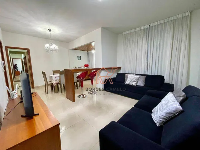 Apartamento com 3 dormitórios para alugar, 181 m² por R$ 7.340,00/mês - Buritis - Belo Hor