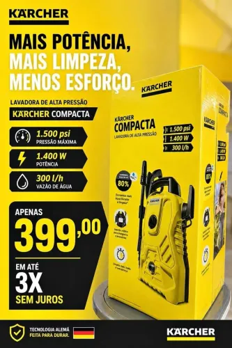 Lavadora de Alta pressão 1500psi Karcher