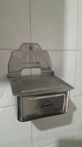 Saleiro inox marca brinox