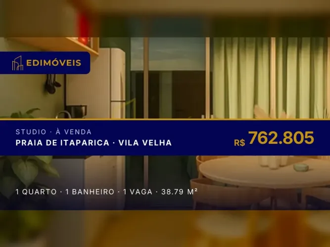 Studio mobiliado em Praia de Itaparica, conforto e praticidade para você