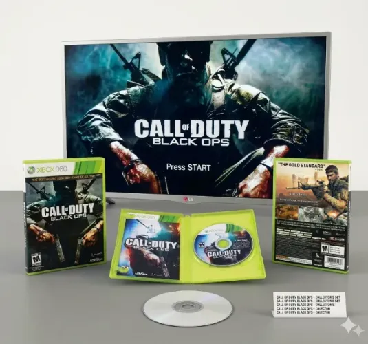 Jogo Call Of Duty Black Ops Xbox 360 - Estado de Novo - Completo