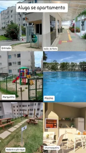 Alugo apartamento no Condomínio Conquista Maria Paula