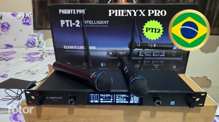 PHENYX PRO PTI2 com talkback nos 2 bastões lançamento no brasil, ultima unidade na caixa