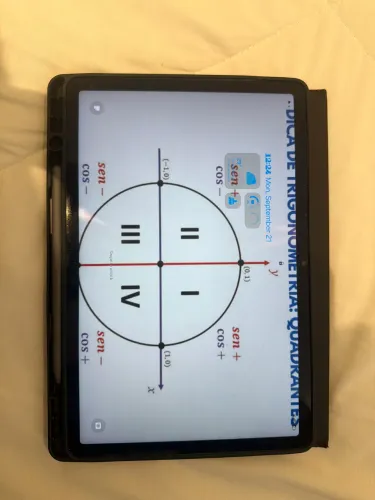 Tablet s9 Fe usado com teclado, mouse, capa e bolsa acompanhado.