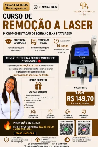 Curso de Remoção a Laser