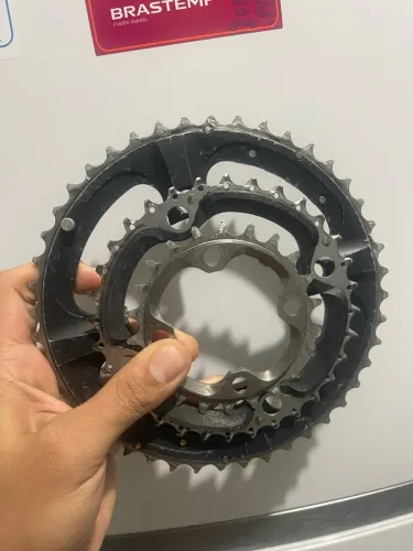 Jogo de 3 Coroas Shimano XTR FC-M970 - Original