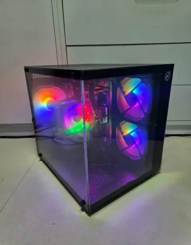 PC GAMER RYZEN 5  B450M  GTX 750 Ti 4gb NVME 250gb Forte p/ GTAV CS Free Fire LOL Valorant