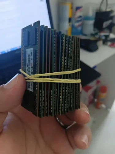 Lote 15 Ddr3 2gb por R$ 150