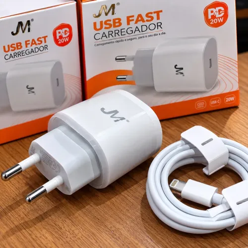 Conjunto carregador de 20W para IPhone
