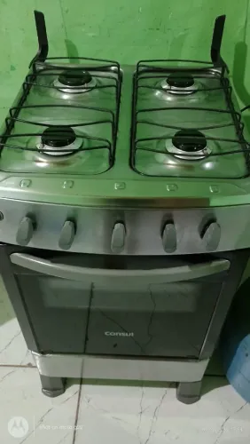 Fogão Consul 4 bocas e forno elétrico funcionando perfeitamente FAÇO ENTREGA