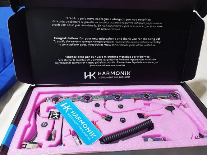 Microfone Harmonik AC5001-FX para Acordeon/Sanfona
