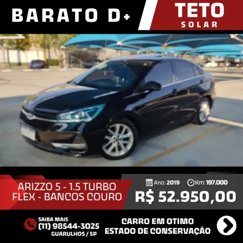 Chery Arrizo 5 RXT 1.5 16V Turbo Flex Aut. 2019