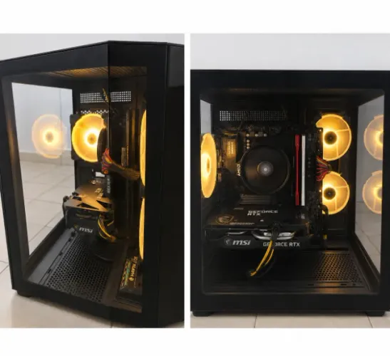 PC Gamer Ryzen 5 5500 + RTX 3050 8Gb - Pouco usado