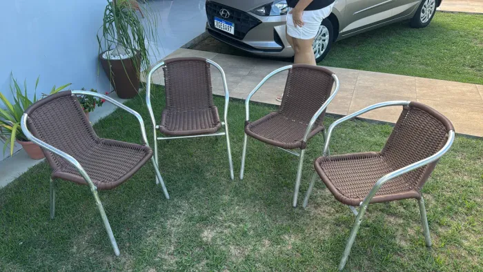 Cadeiras de Alumínio 