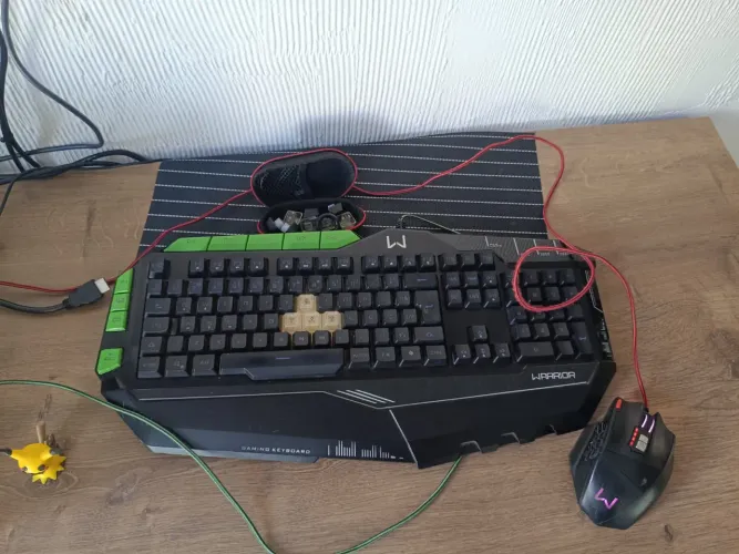 Teclado e mouse games WARRIOR
