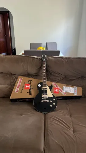 Nova! Epiphone Classic Ebony na caixa 