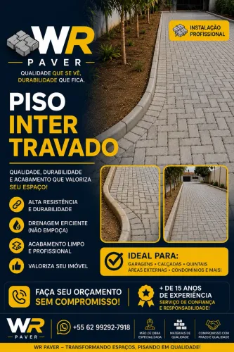 INSTALAÇÃO DE PAVER E PISOS INTERTRAVADOS