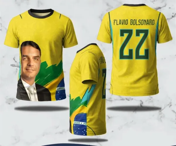 Camisa 22 Flávio Bolsonaro 2026