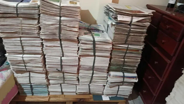 Jornal limpos a partir de 8,00 o kg