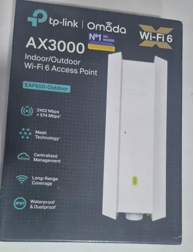 Access Point indoor/outdoor tp link wi fi 6 zerada