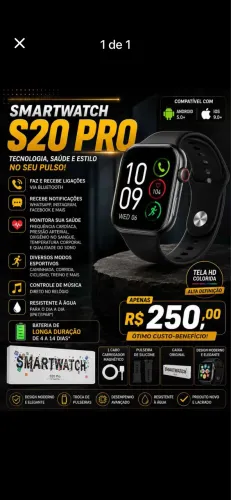 Vende-se smartwatch
