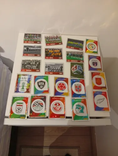 Figurinha da copa brilhantes