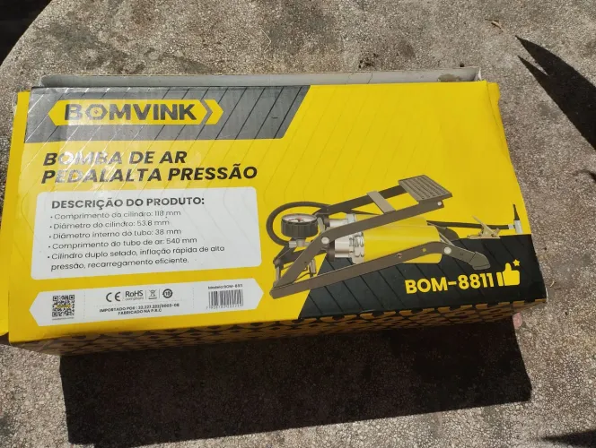 Bomba de pressão de pedalar