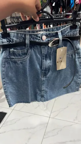 Saia jeans 
