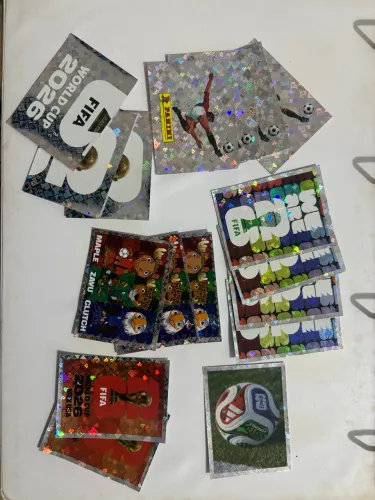 Lote de Figurinhas Especiais FWC original Panini
