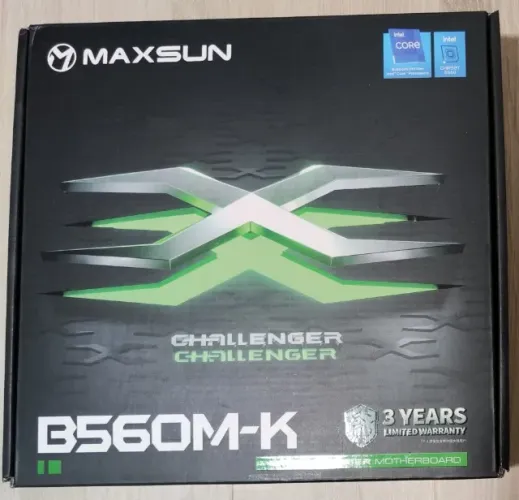 Kit Placa mãe MaxSun B560M-K, 8Gb(2x4Gb) DDR4 2666MHz e Processador i3 10105 !