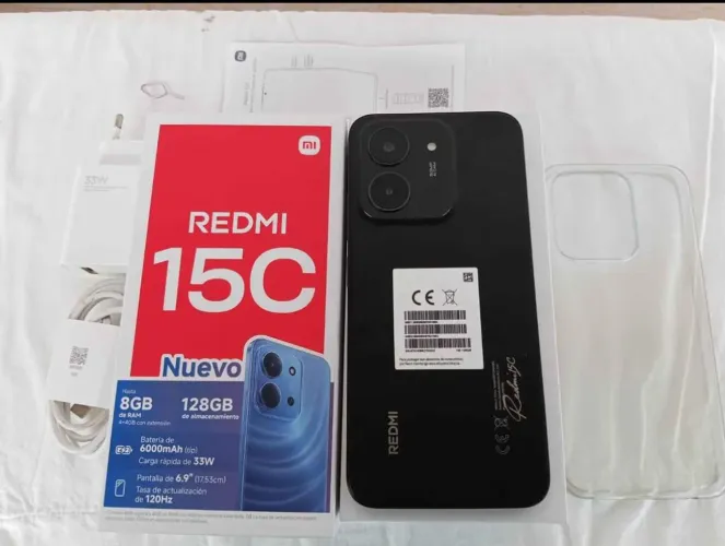 Redmi 15C Novo completo aceito cartão faço entrega