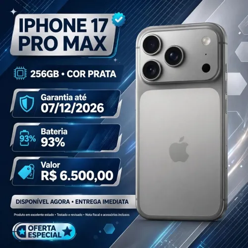 Vendo iPhone 17 PRO Max 256