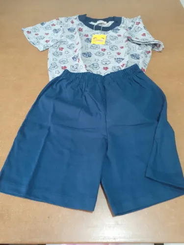 3 Pijamas 4 Anos Masculino Curto