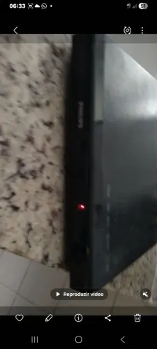 DVD PLAYER PHILIPS DVP 2850x78 COM USB . Obs : sem controle .