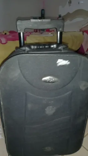 Mala de viagem preta marca FOX