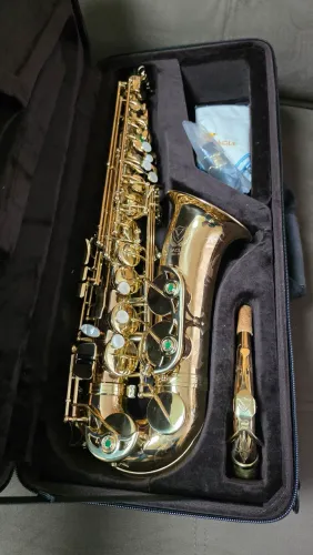 Saxofone Alto Eagle SAX 510 liga de Bronze