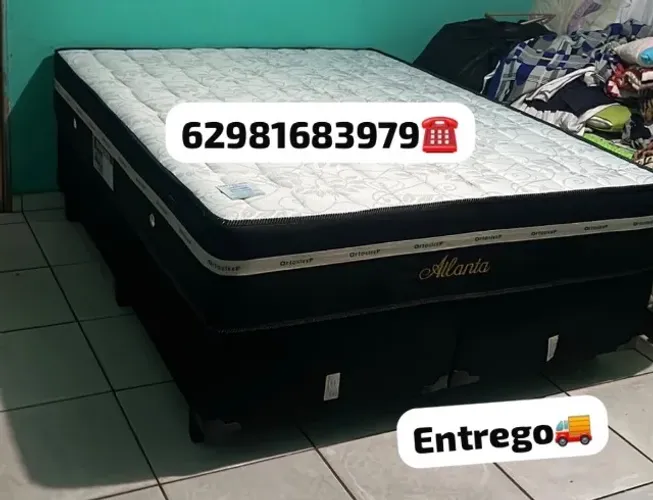 Cama box colchão d33 HojE