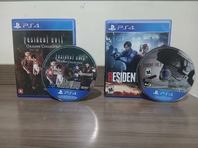 Combo Resident Evil 1 & 2 - jogos ps4